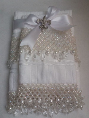 Kit de toalha em cristal boreal