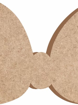 Laço minnie mdf 10 cm