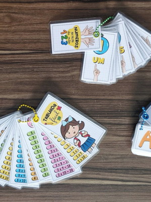 Kit tabuada, alfabeto e sequencia numérica
