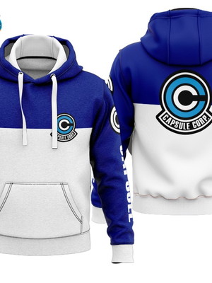 Blusa moletom capsule corp - dragon ball