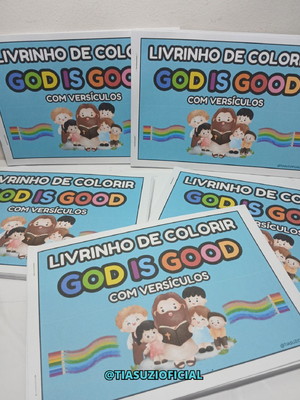 Livro de colorir god is good