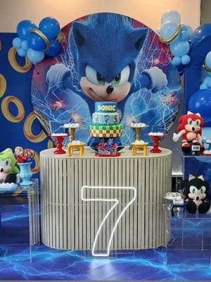 Locação - decoração sonic