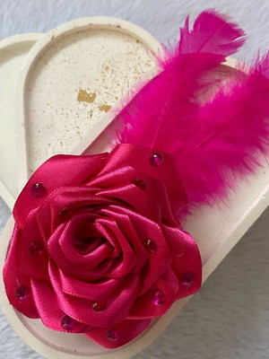 Rosa para cabelo de luxo