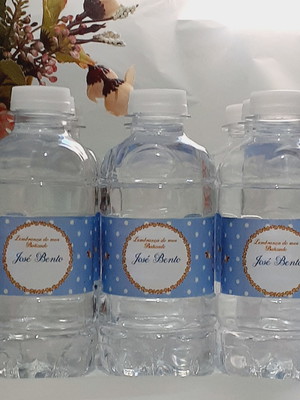 400 garrafinhas de agua com rotulo personalizado