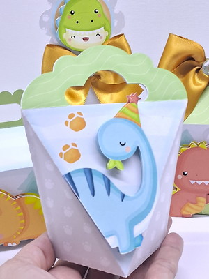 Personalizados dinossauro cute clássico 3d - 40 caixas