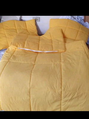 Colcha com porta travesseiro