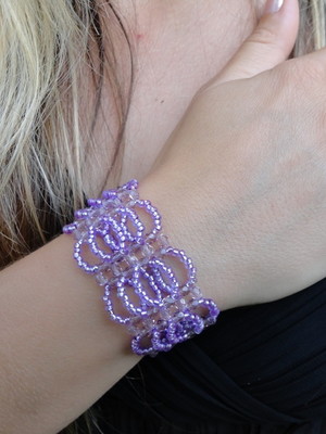 Cód.18241 - pulseira modena verti lilás