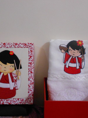 Caixa patch embutido com toalhinha