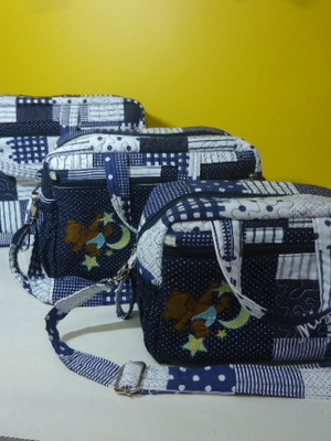 Jogo 3 bolsas maternidade