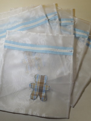 Saquinhos para maternidade em organza