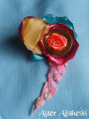 Broche fleur