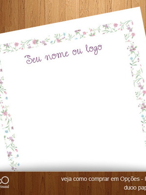 Bloco de papel carta 15x21