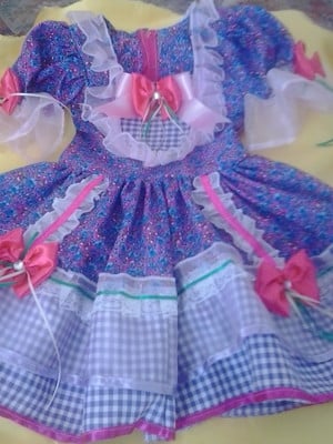 Vestido de festa junina ref3