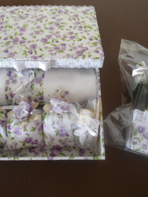 Kit lavabo e vasinho tulipa