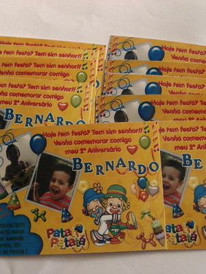 Convite personalizado patati patatá