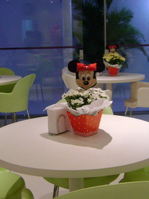 Centro de mesa da minnie