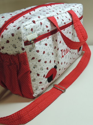 Bolsa maternidade pequena joaninha