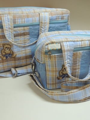 Jogo 2 bolsas maternidade g e p