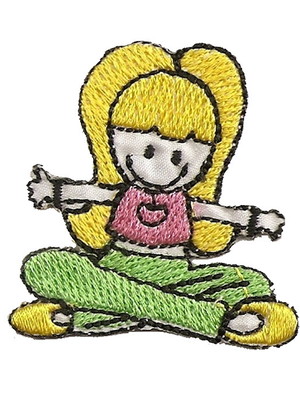 Menina sentada