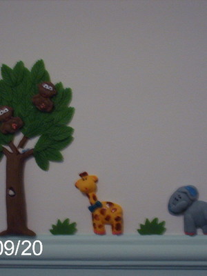 Bichos da selva para decoração de quarto
