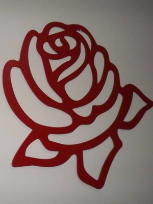 Escultura de parede em mdf.