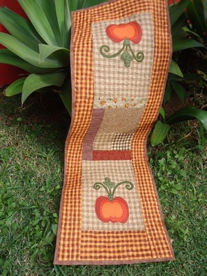 Trilho de mesa de patchwork