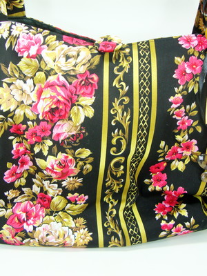 Bolsa toalha flores f2595