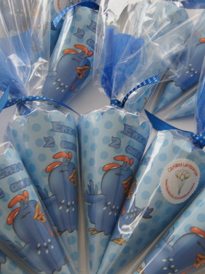 Cone com balas mastigáveis