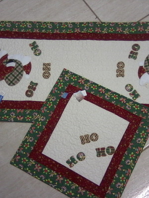Trilho de mesa natal ho ho ho !!!