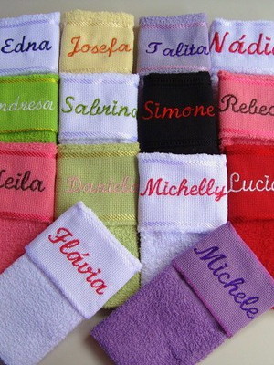 Toalhinhas de boca, escolar, personalizada, higiene