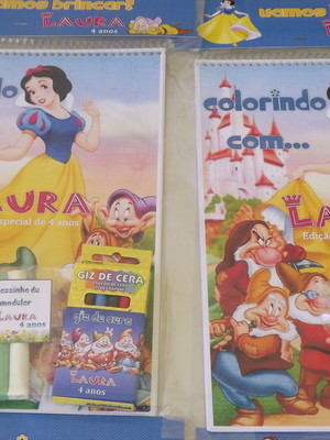 Kit criatividade branca de neve