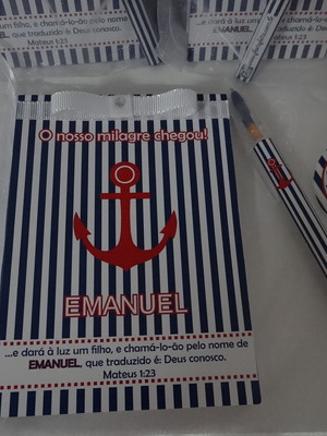 Bloquinho personalizado marinheiro