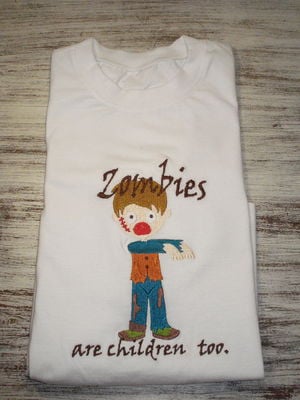 Camiseta infantil - zumbi