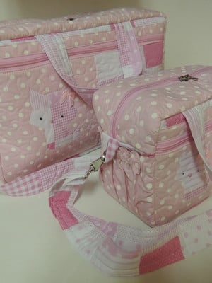 Jogo 2 bolsas maternidade g e m