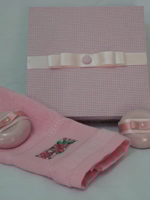 Kit caixa de mdf forrada com tecido