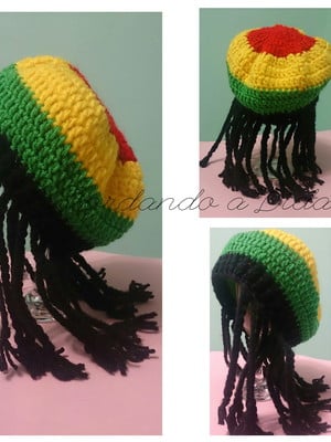 Gorro infantil reggae