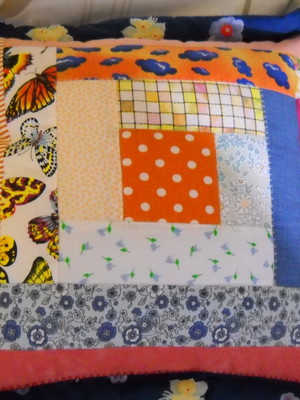 Almofada patchwork