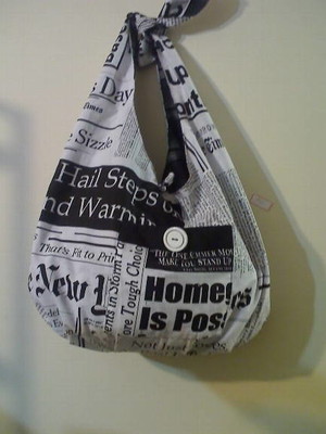 Bolsa de tecido de algodão