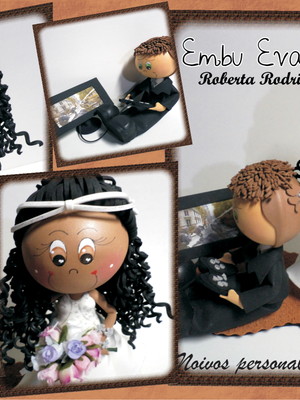 Noivos em eva games personalizado