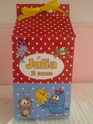 Caixinhas milk galinha pintadinha