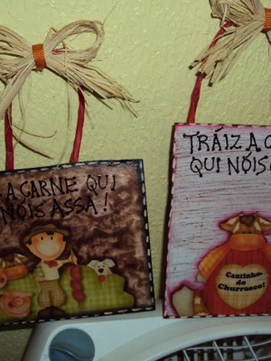 Placa churrasqueira