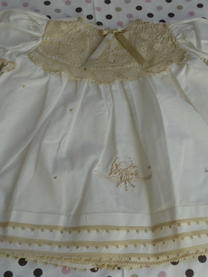 Vestido renda renascença