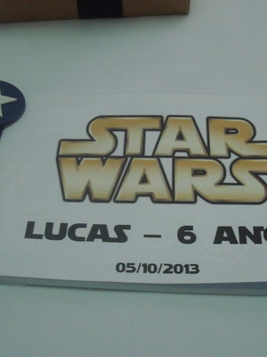Kit lembrancinha star wars