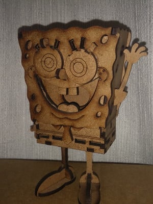 Bob esponja 3d - para montar