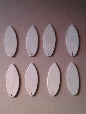 Pranchinhas surf em madeira 8 cm - pct com 30 pçs