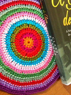 Toalhinhas multi coloridas em crochet