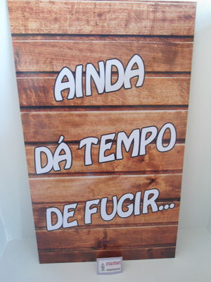 Placa lá vem a noiva