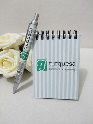 Bloquinho personalizado c/ caneta