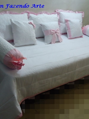 Cama de babá em patchwork