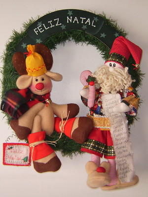 Guirlanda de noel e rena